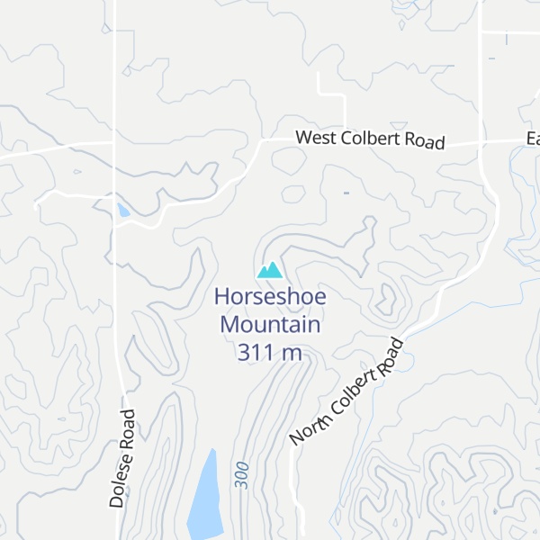 Map of Horseshoe Mountain