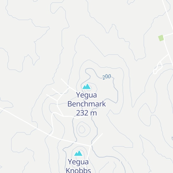 Map of Yegua Benchmark