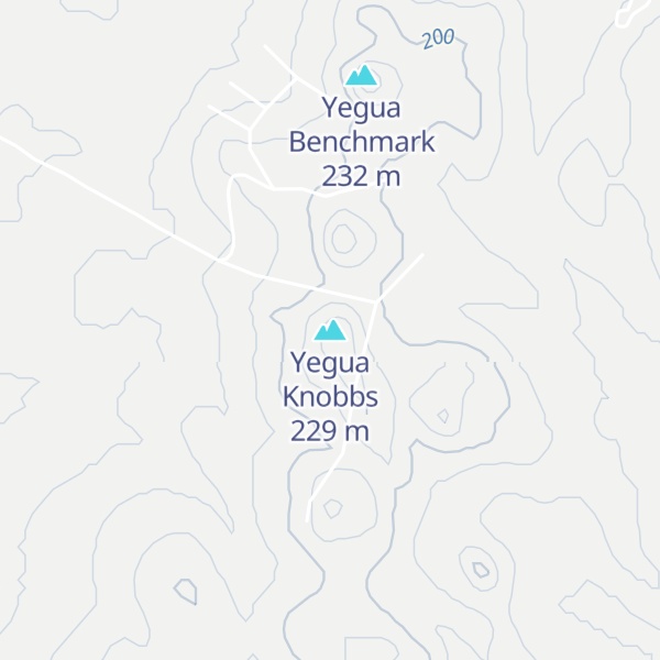 Map of Yegua Knobbs