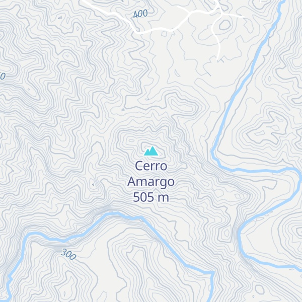 Map of Cerro Amargo