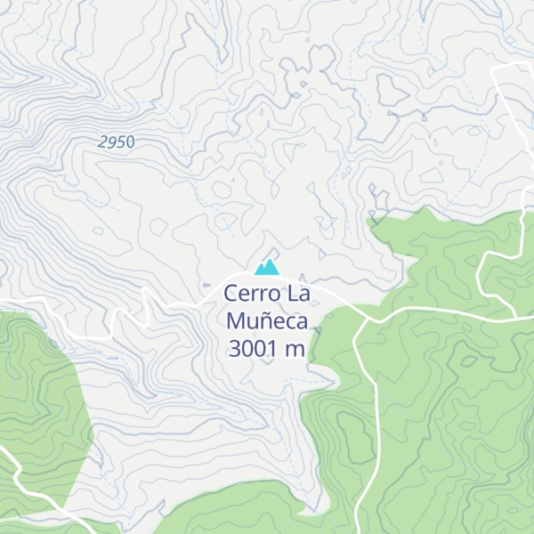 Map of Cerro La Muñeca