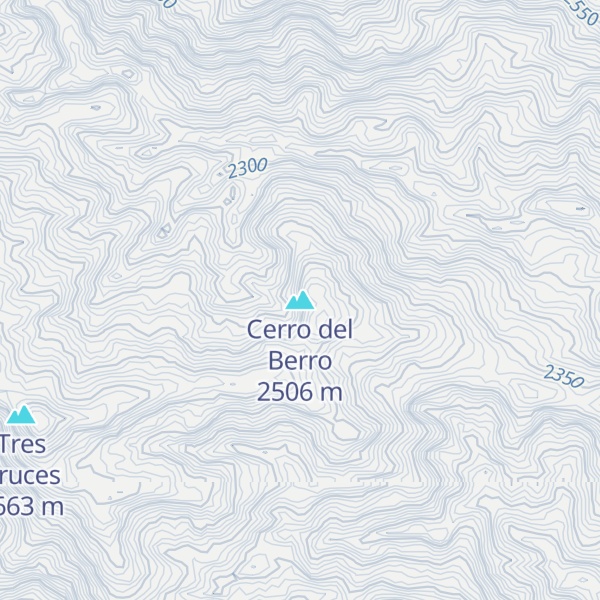 Map of Cerro del Berro