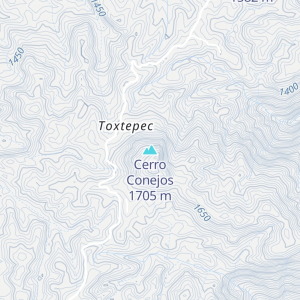 Map of Cerro Conejos