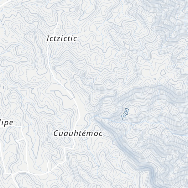 Map of Cerro Tecomal
