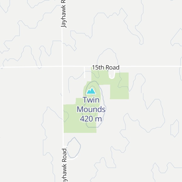 Map of Twin Mounds