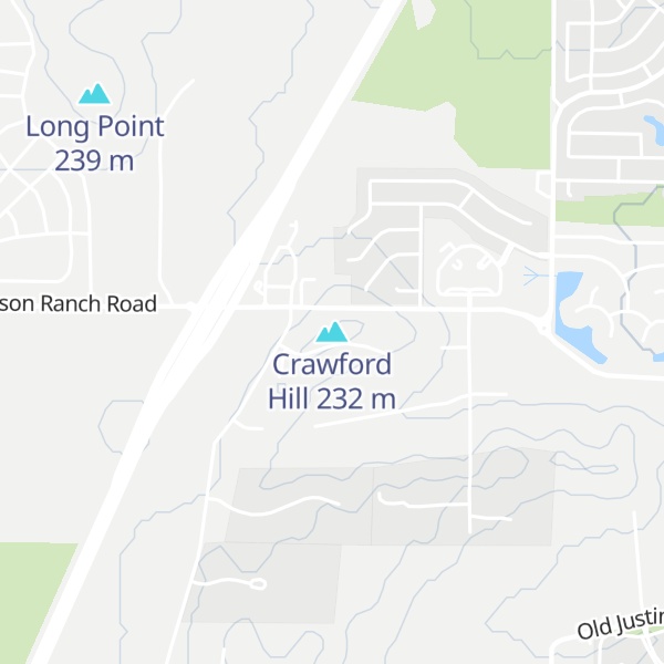 Map of Crawford Hill