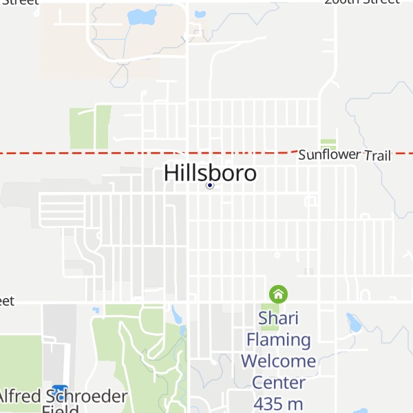 Map of Hillsboro Chamber of Commerce