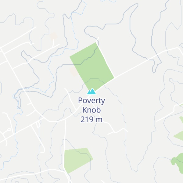 Map of Poverty Knob