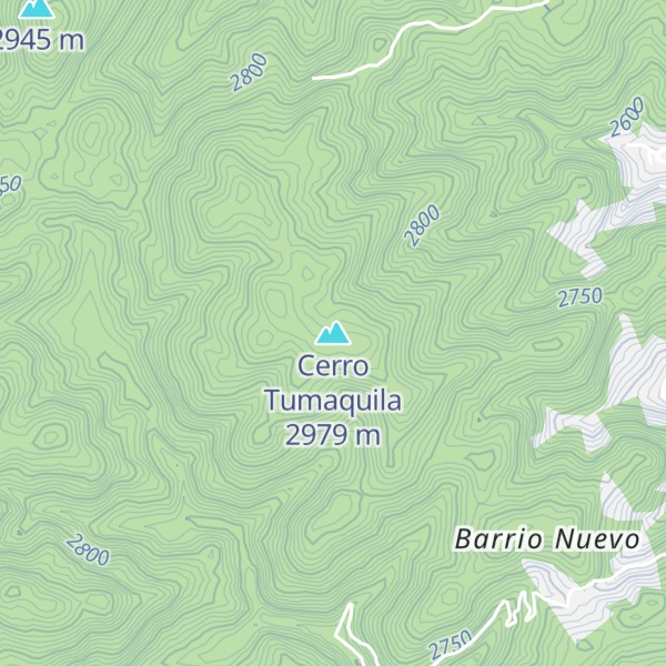 Map of Cerro Tumaquila