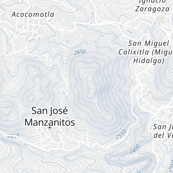 Map of Cerro Chichinahu