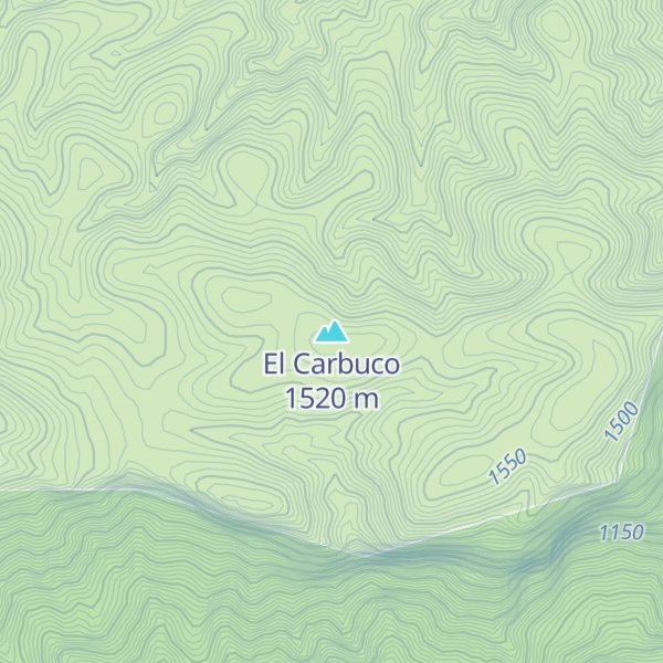 Map of El Carbuco