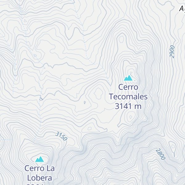 Map of Cerro Chirimoyas