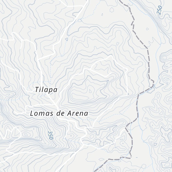 Map of Cerro Pimiental