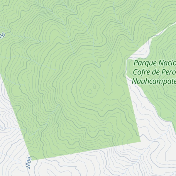 Map of Cerro del Aire