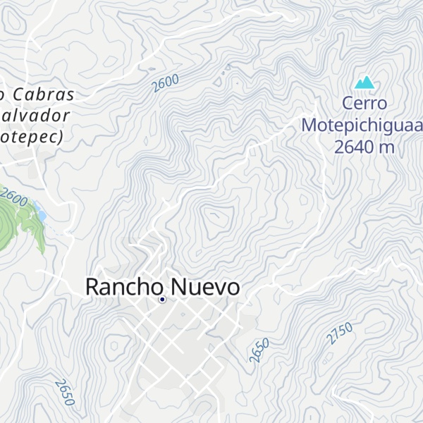 Map of Cerro Xoloxtla