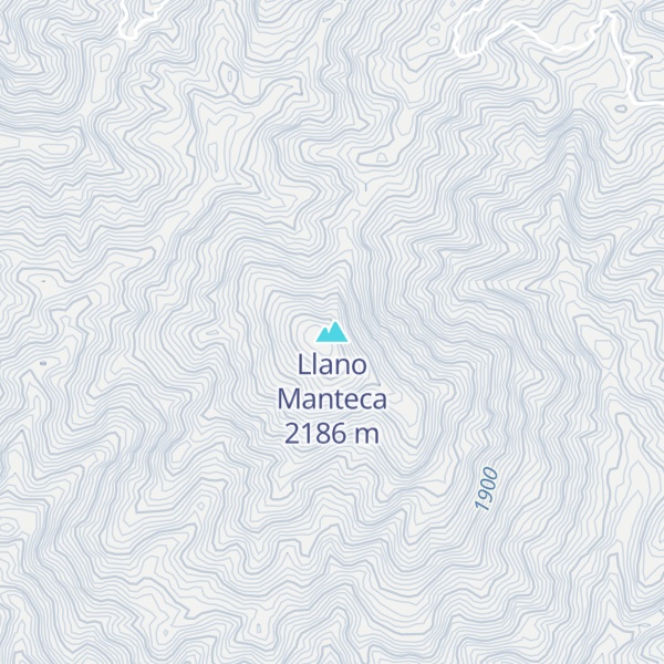 Map of Llano Manteca