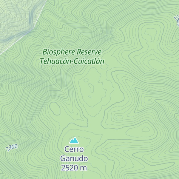 Map of Cerro Grande