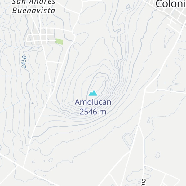 Map of Amolucan
