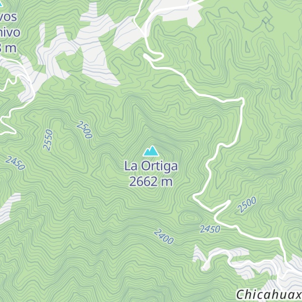 Map of La Ortiga