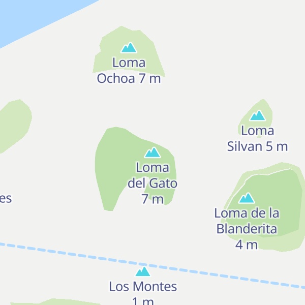 Map of Loma del Gato