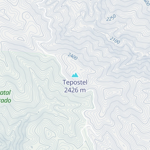 Map of Tepostel