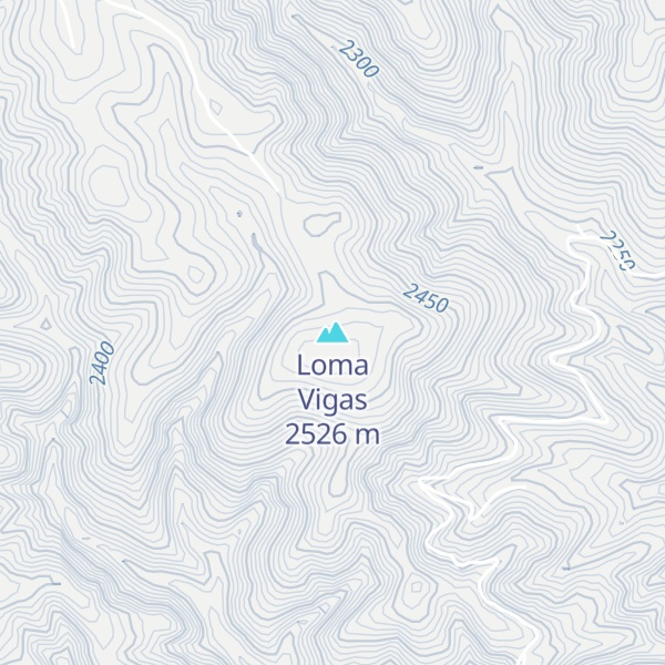 Map of Loma Vigas