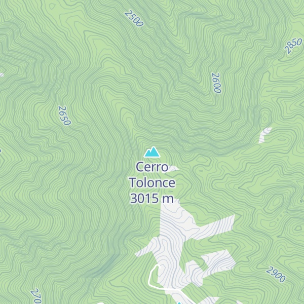 Map of Cerro Tolonce