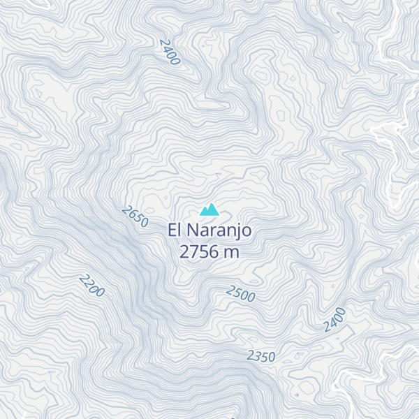 Map of El Naranjo