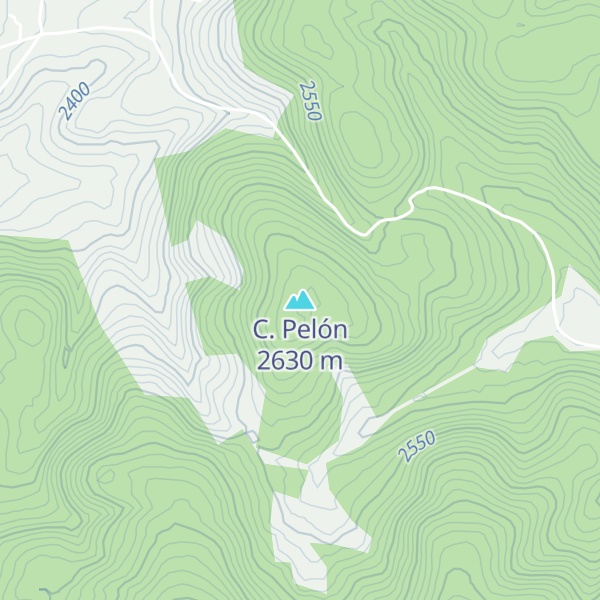 Map of C. Pelón
