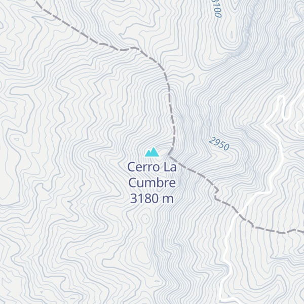 Map of Cerro La Cumbre