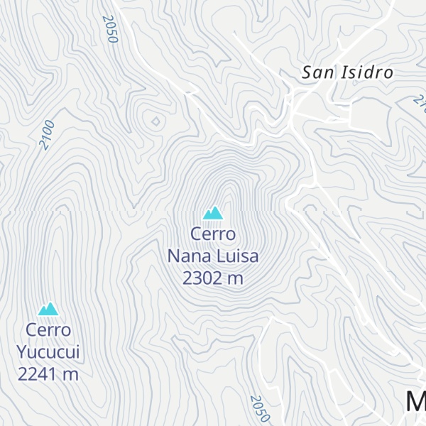 Map of Cerro Nana Luisa