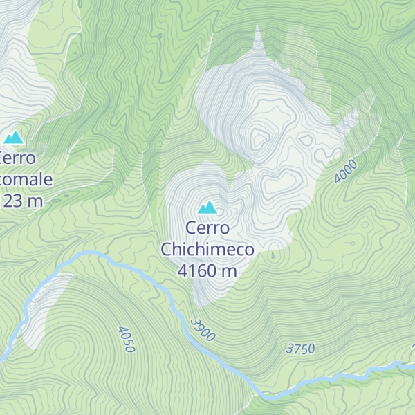 Map of Cerro Chichimeco