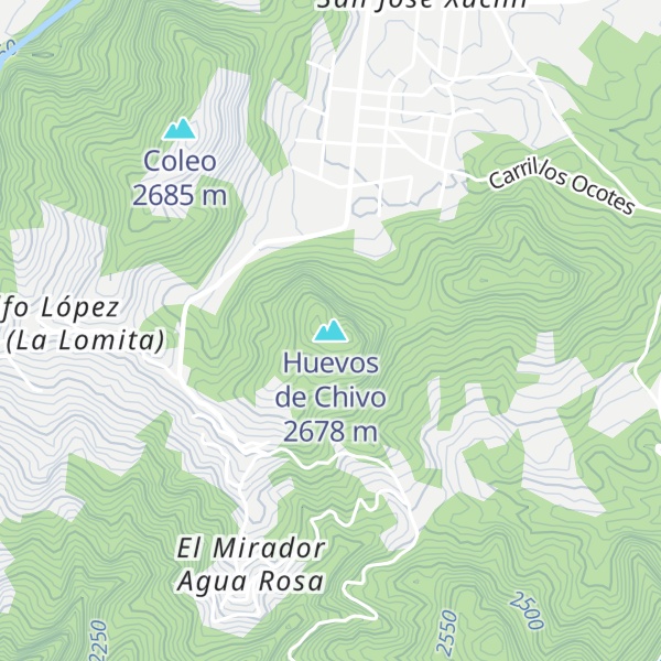 Map of Huevos de Chivo