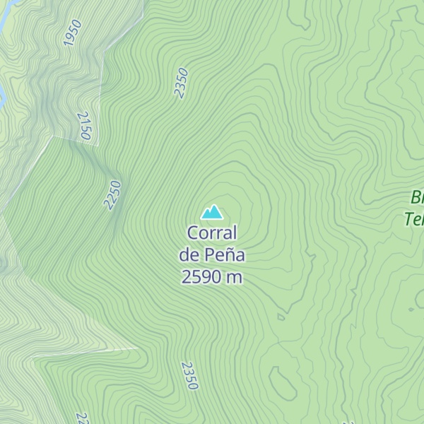 Map of Corral de Peña