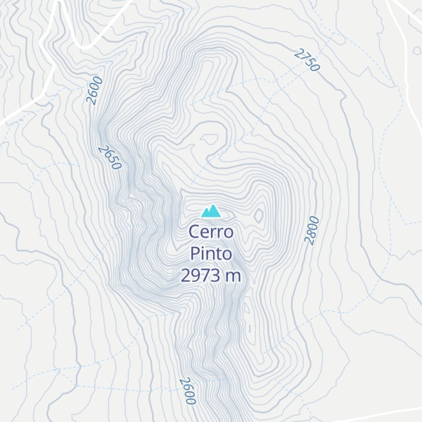 Map of Cerro Pinto