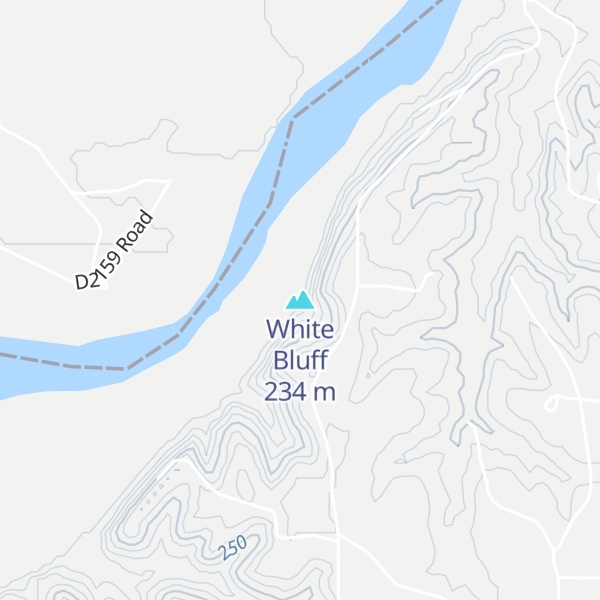 Map of White Bluff