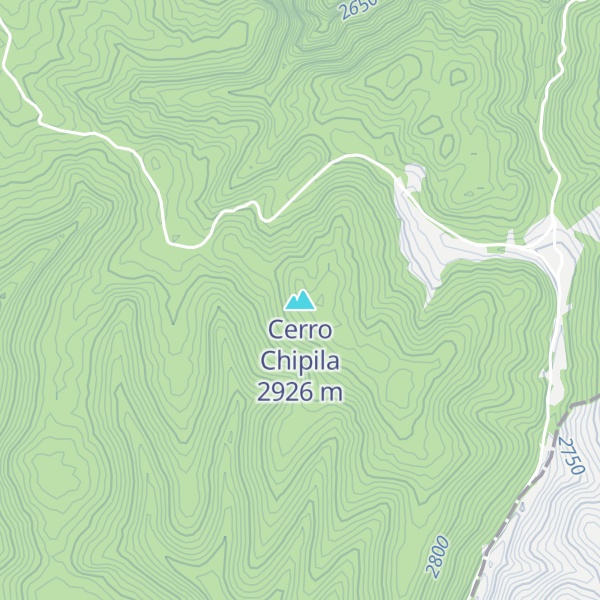 Map of Cerro Chipila