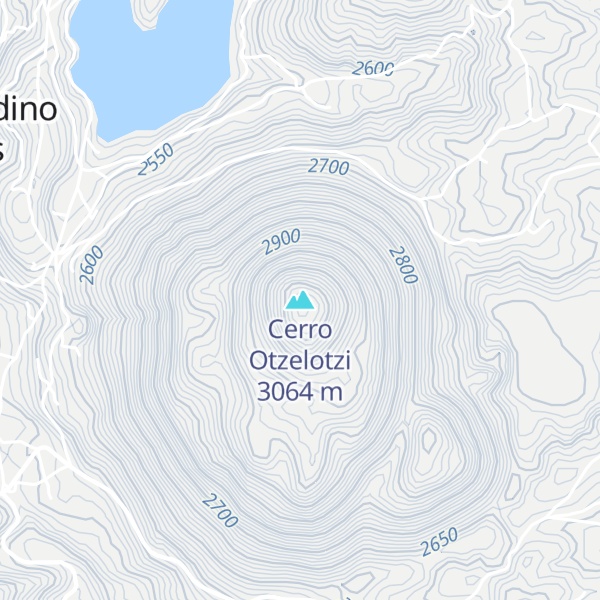 Map of Cerro Otzelotzi