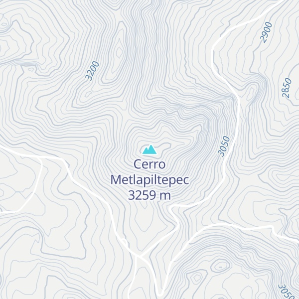 Map of Cerro Metlapiltepec