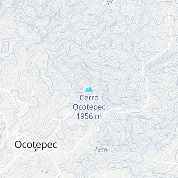 Map of Cerro Ocotepec