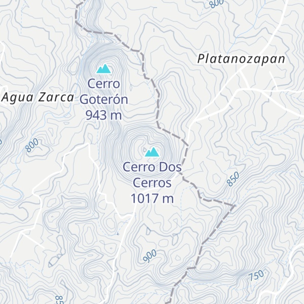 Map of Cerro Dos Cerros
