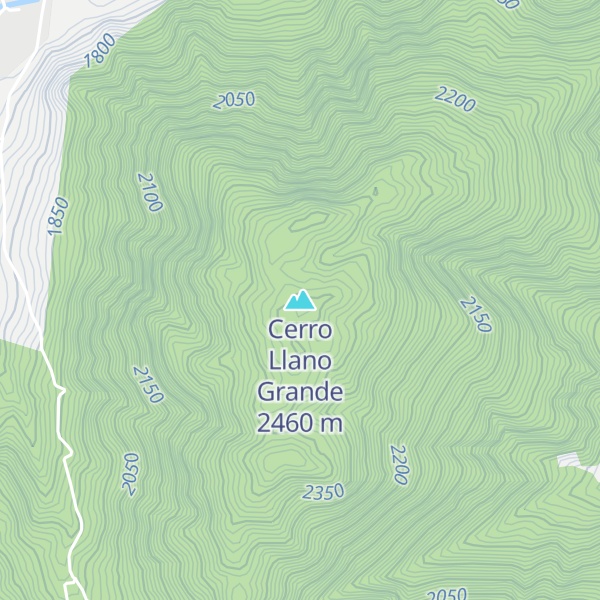 Map of Cerro Llano Grande