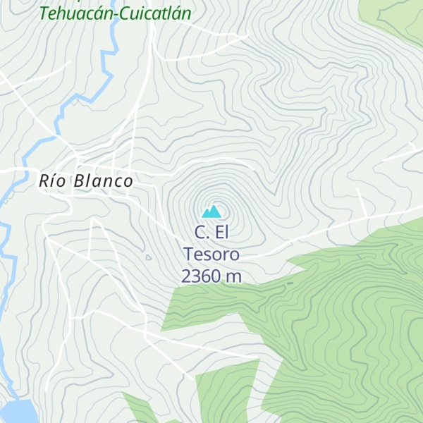 Map of C. El Tesoro