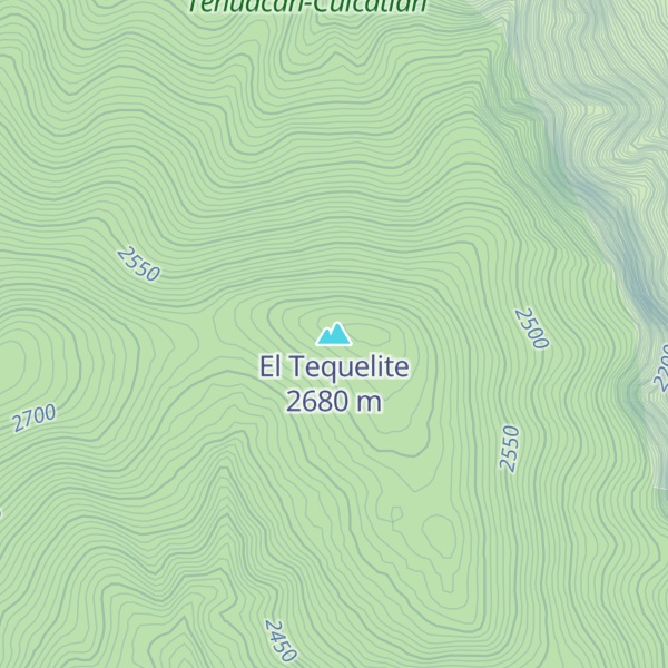 Map of El Tequelite