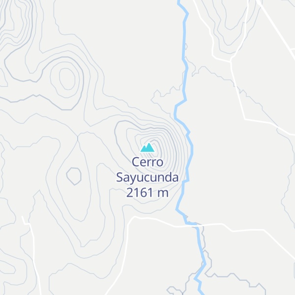 Map of Cerro Sayucunda