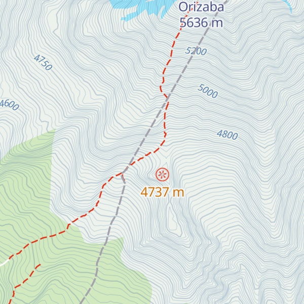 Map of Refugio Fausto González Gomar