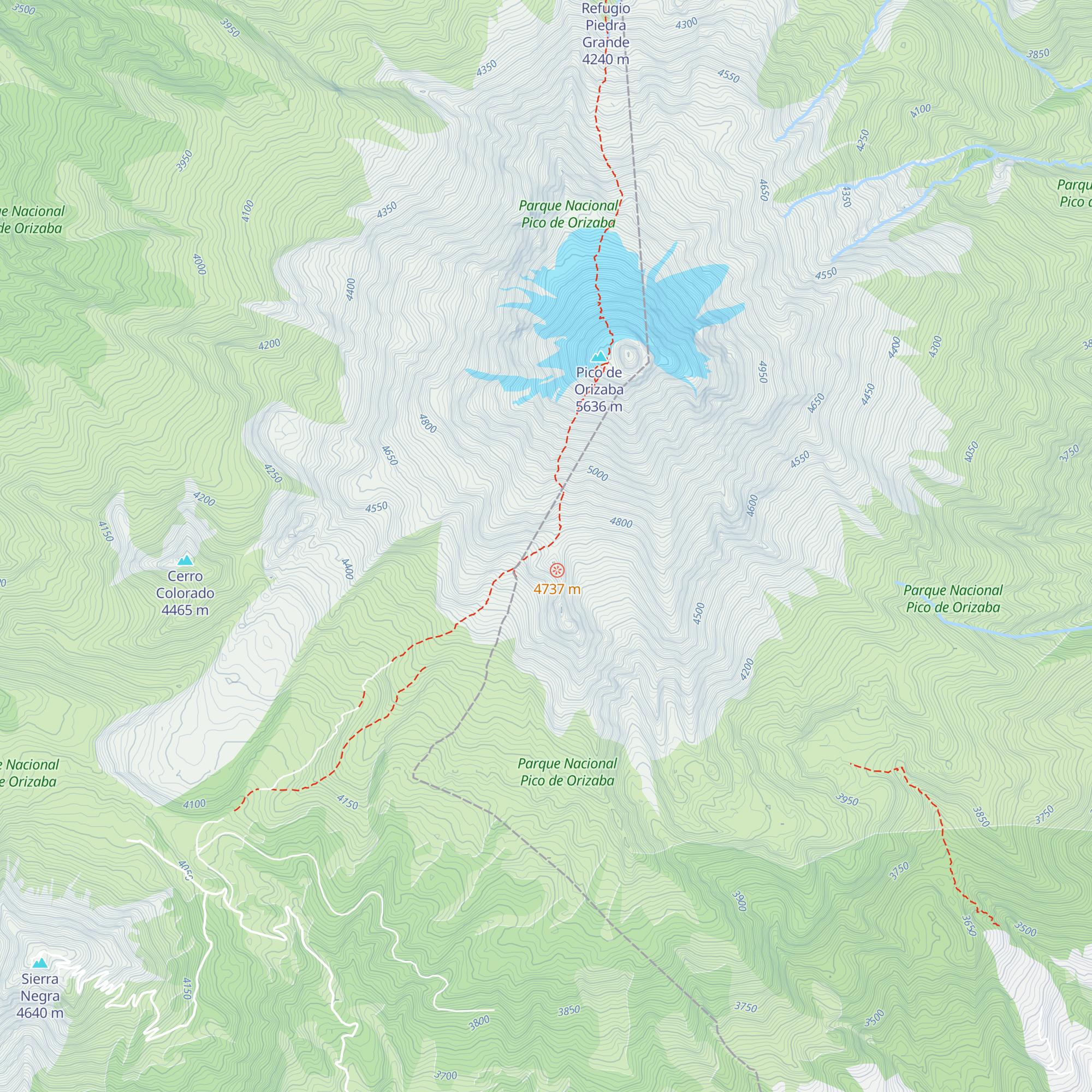 Refugio Fausto González Gomar map