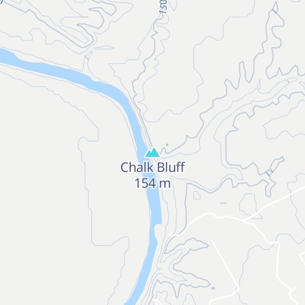 Map of Chalk Bluff
