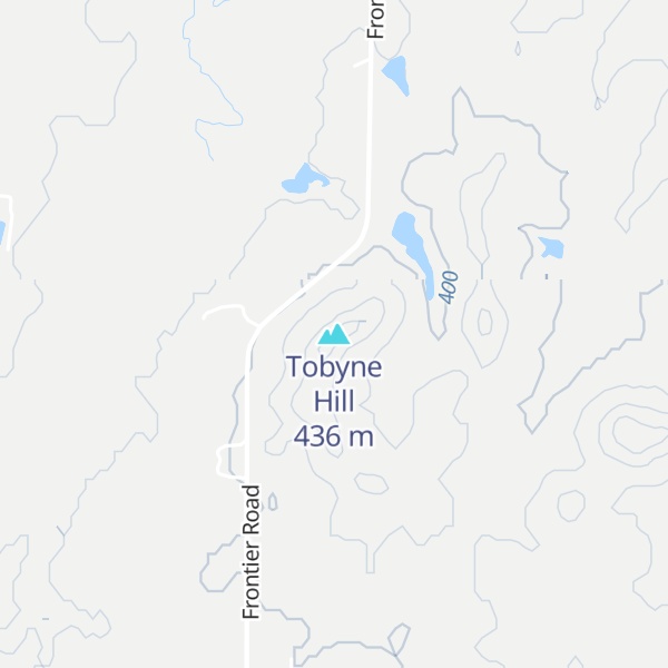 Map of Tobyne Hill