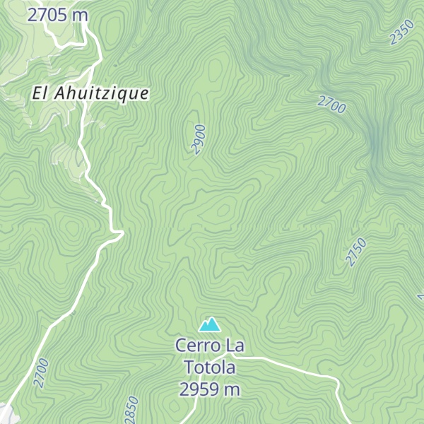 Map of Cerro Peña Colorada